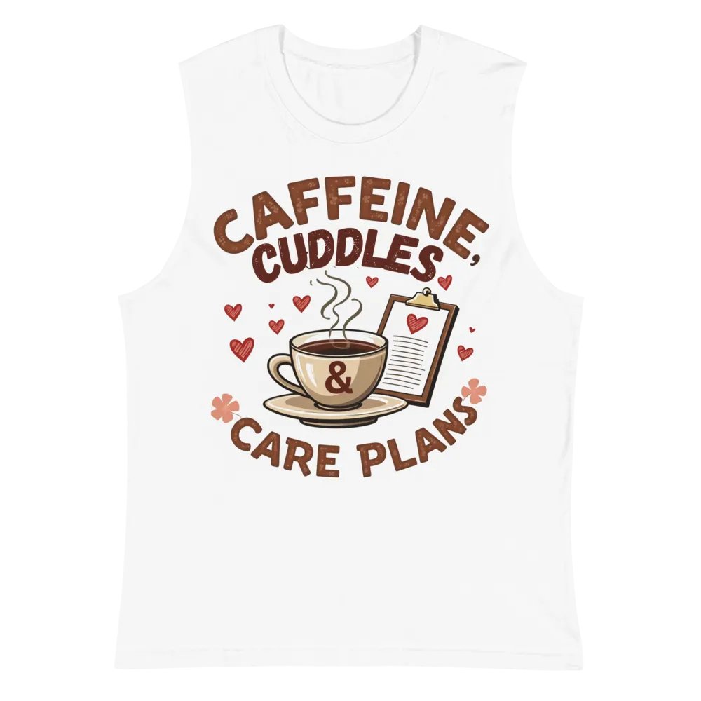 Caffeine Love Muscle Tank product image (2)