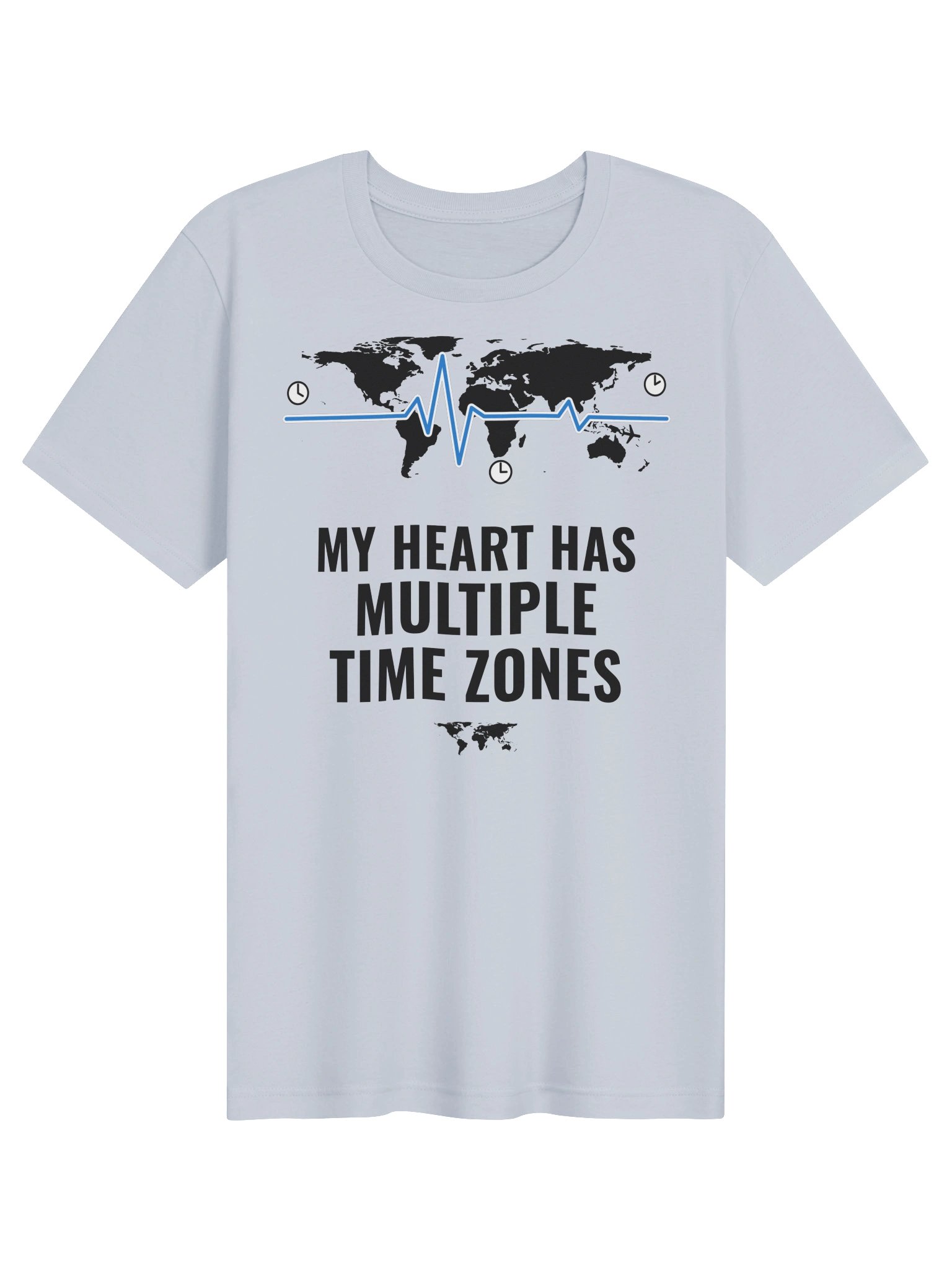 My Heart Has Multiple Time Zones Tee product image (1)