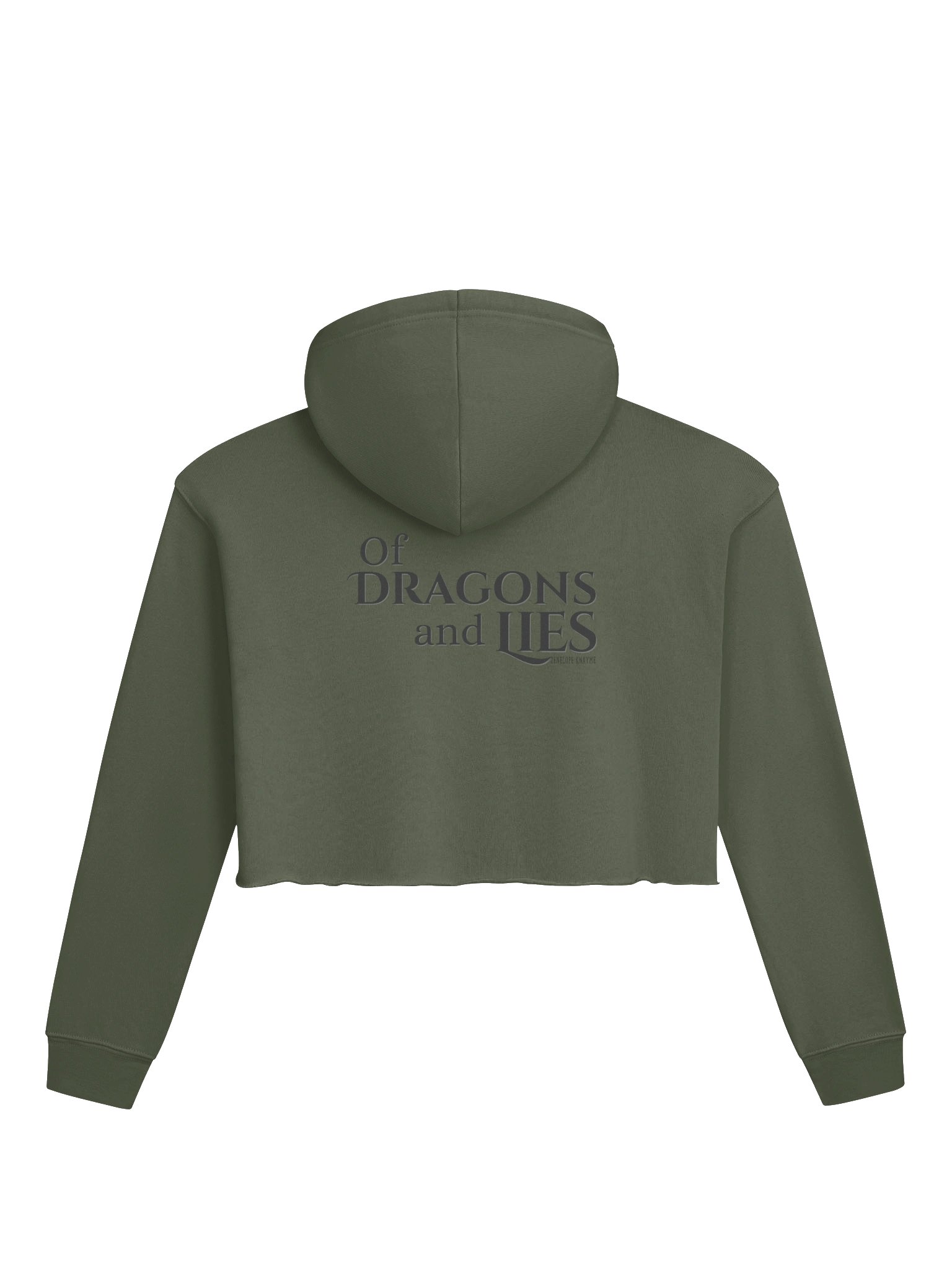 Of Dragons and Lies | Bleeding Secrets Cropped Hoodie product image (3)