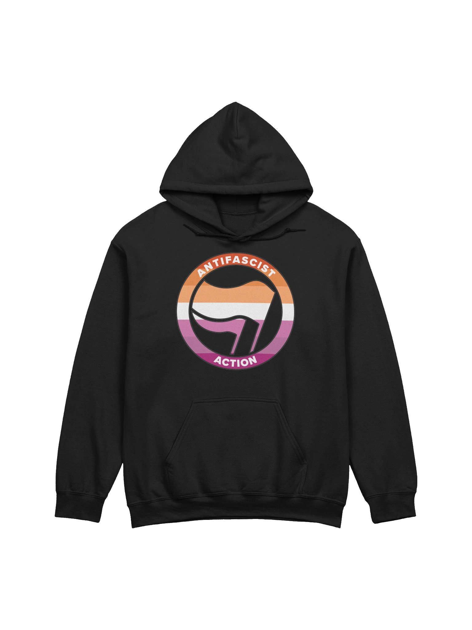 Antifa / Lesbian Pride Hoodie product image (1)