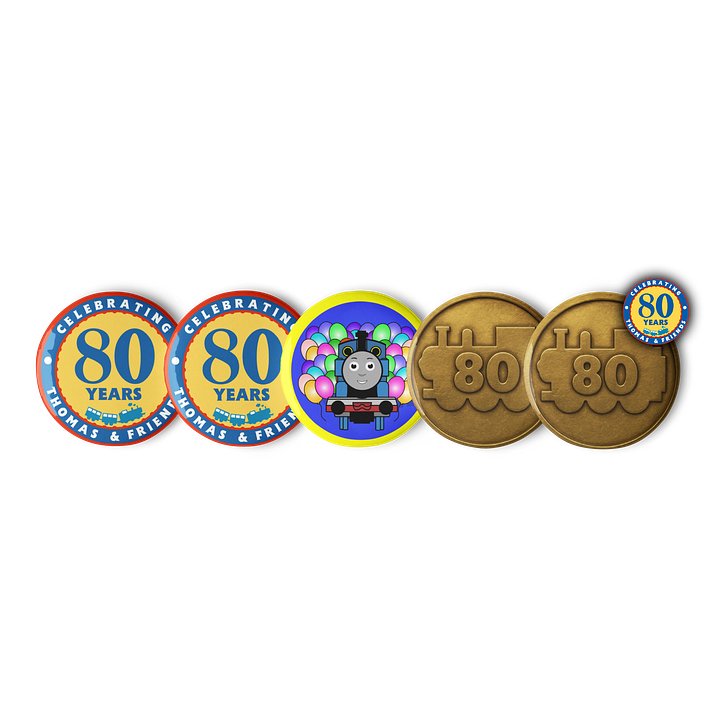 80th Anniversary Pin Set (Limited Edition) product image (1)