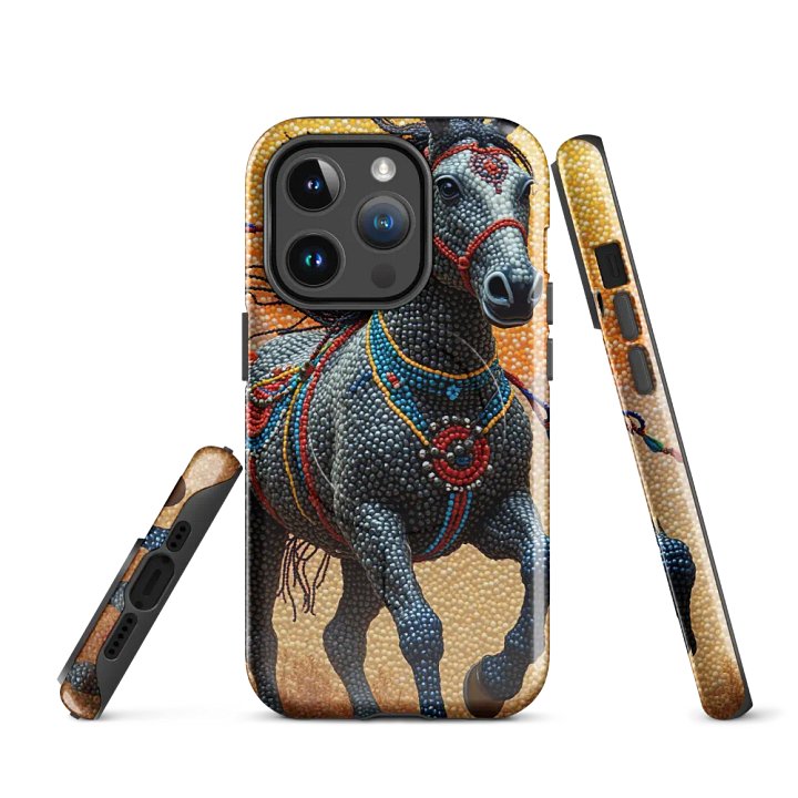 Beaded Horse Art Tough iPhone Case product image (2)