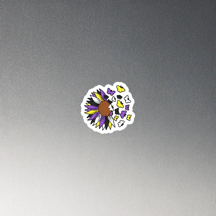 Non binary Sunflower Magnet product image (2)