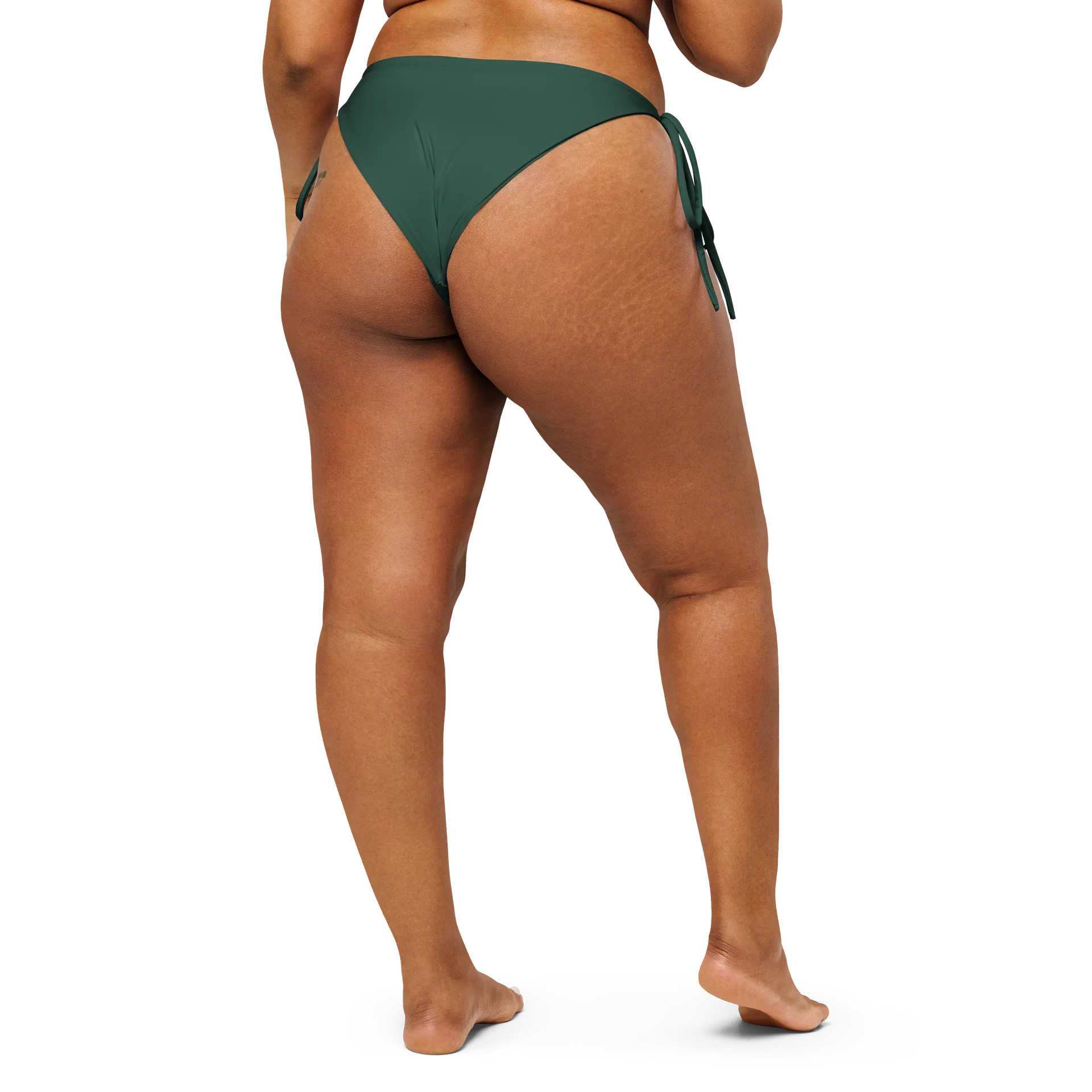 Deep Teal All-Over Print String Bikini Bottom product image (4)