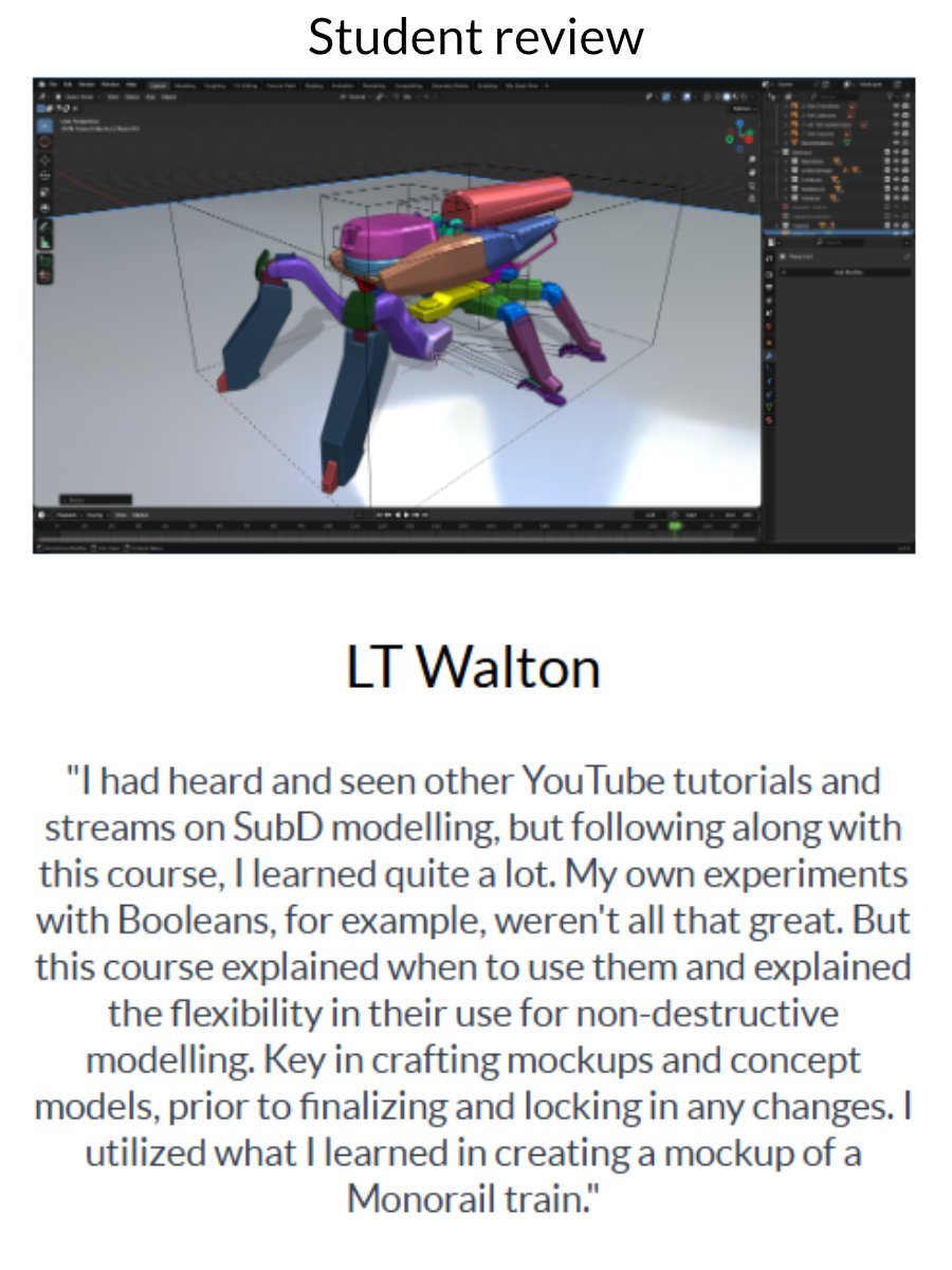 Hard Surface Modeling in Blender product image (5)