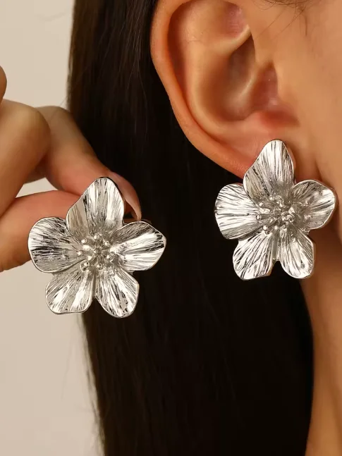 Boucles « Fleur de Lumière » - Acier Inoxydable product image (3)