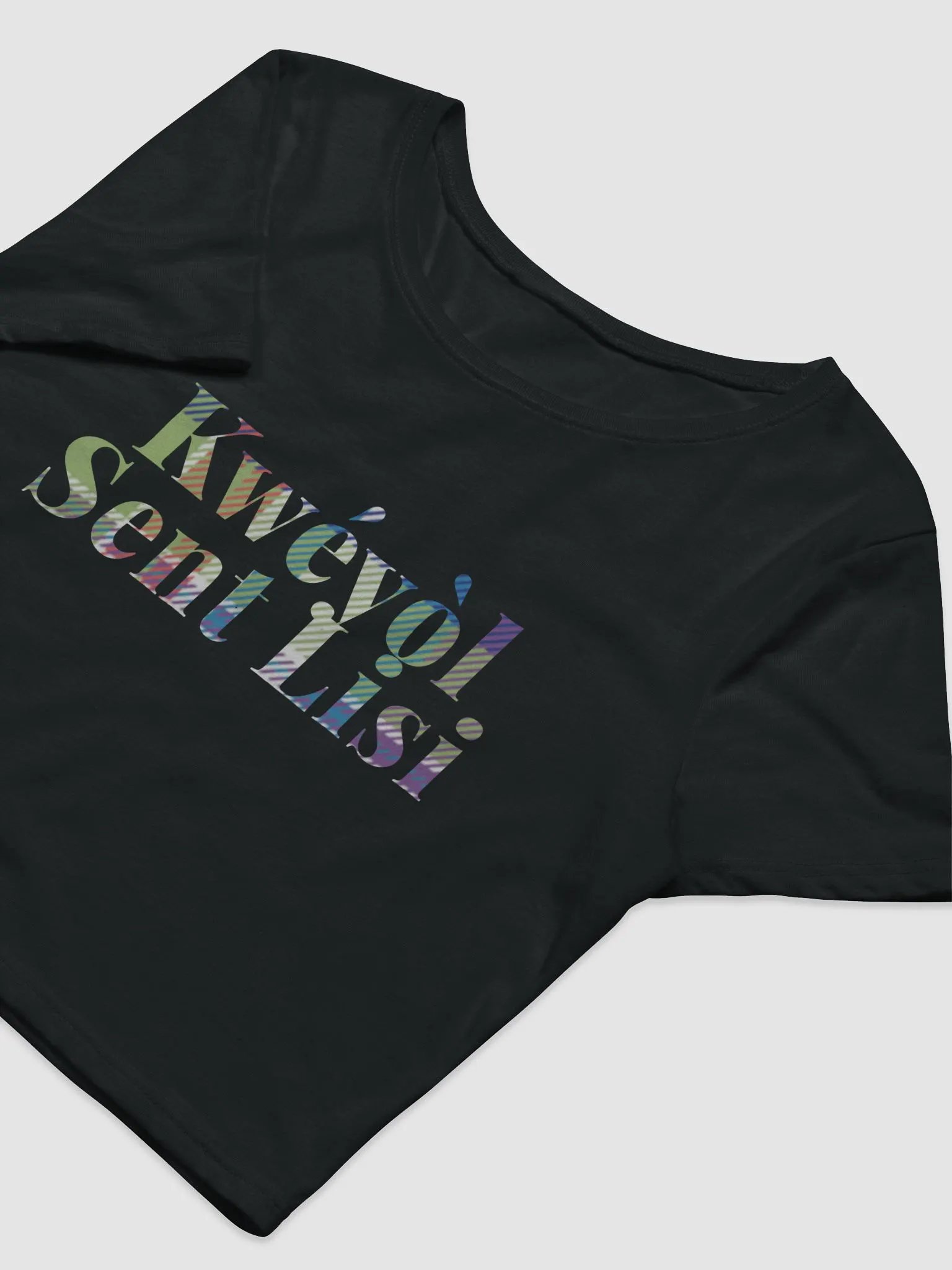 Kwéyòl Sent Lisi Crop Tee product image (6)