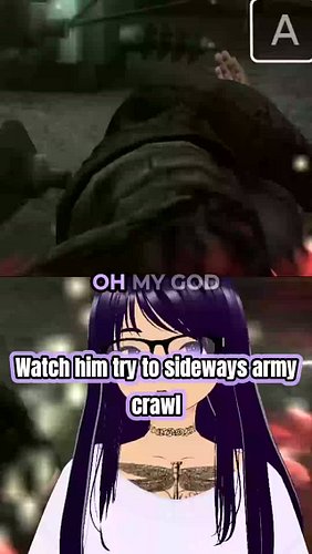 He can't even army crawl normally and now they want him crawling sideways through electricity.

Continuing my Heavy Rain play...