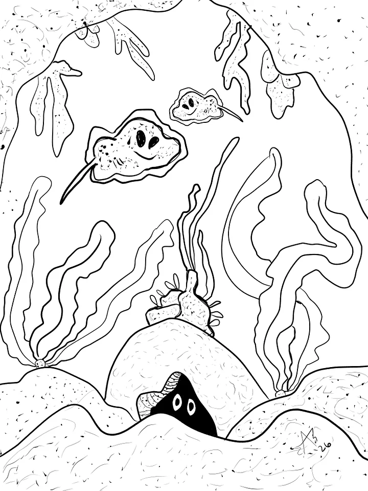 TSStechAngel's World - Happy Rays Coloring Page product image (1)