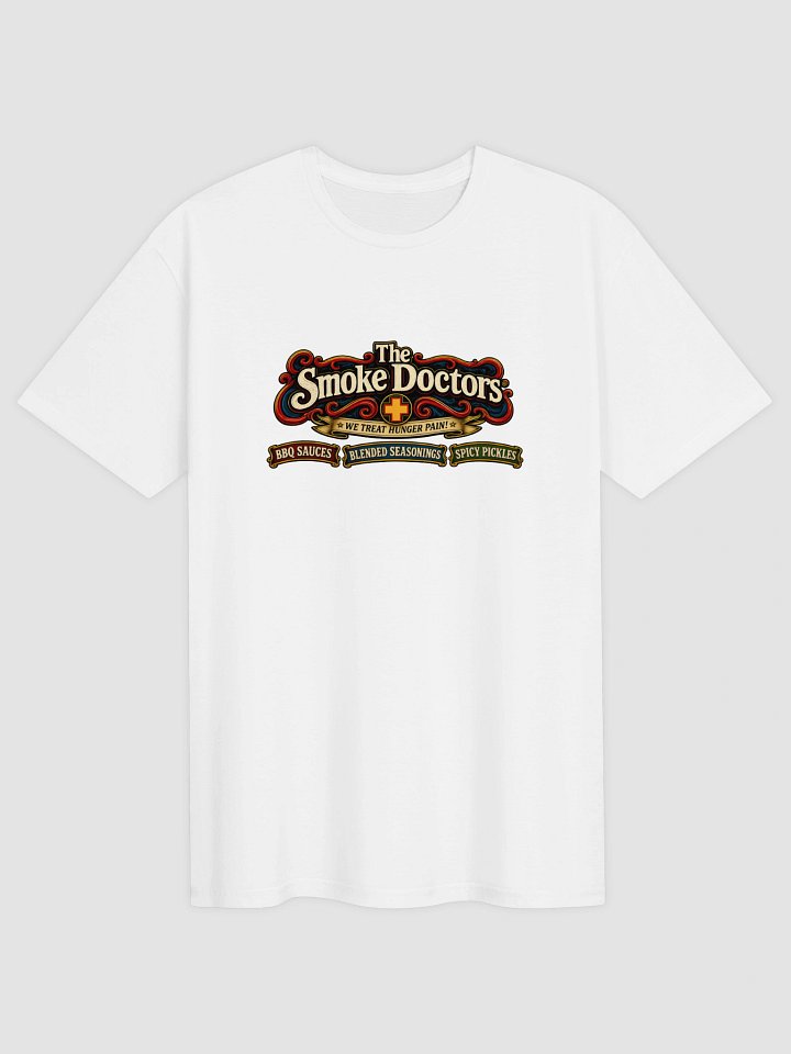 The Smoke Doctors UNISEX Lightweight White T-Shirt product image (1)