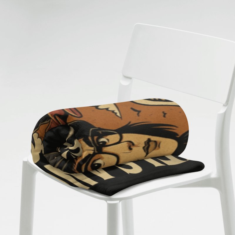 Mel’s Angels “I Lived. You Mad?” Throw Blanket product image (9)