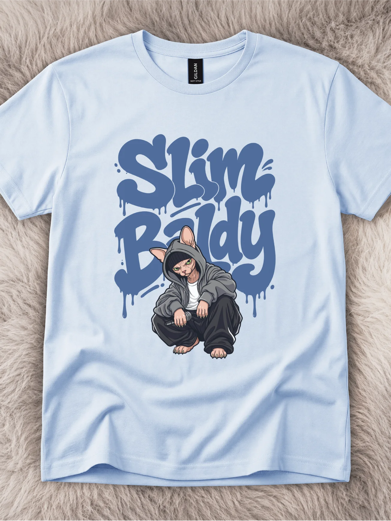 Slim Baldy Sphynx Cat Shirt product image (1)