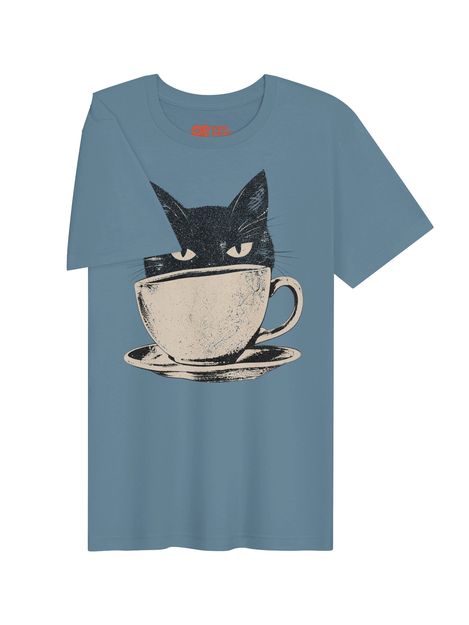 CUP OF ATTITUDE - Funny Coffee Cat Graphic T-Shirt product image (5)