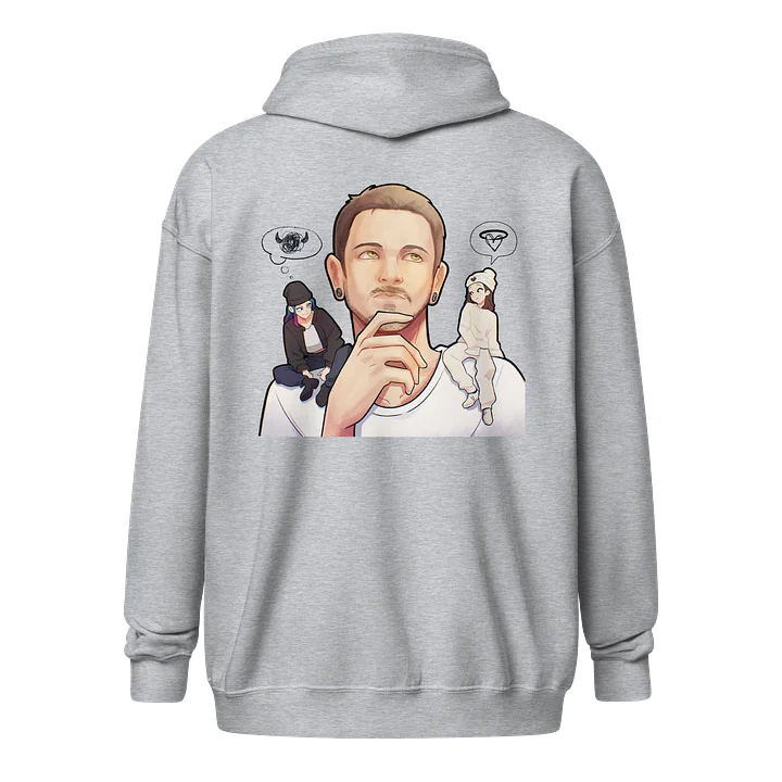 Glitter & Smoke - Light Zip Up Hoodies product image (2)