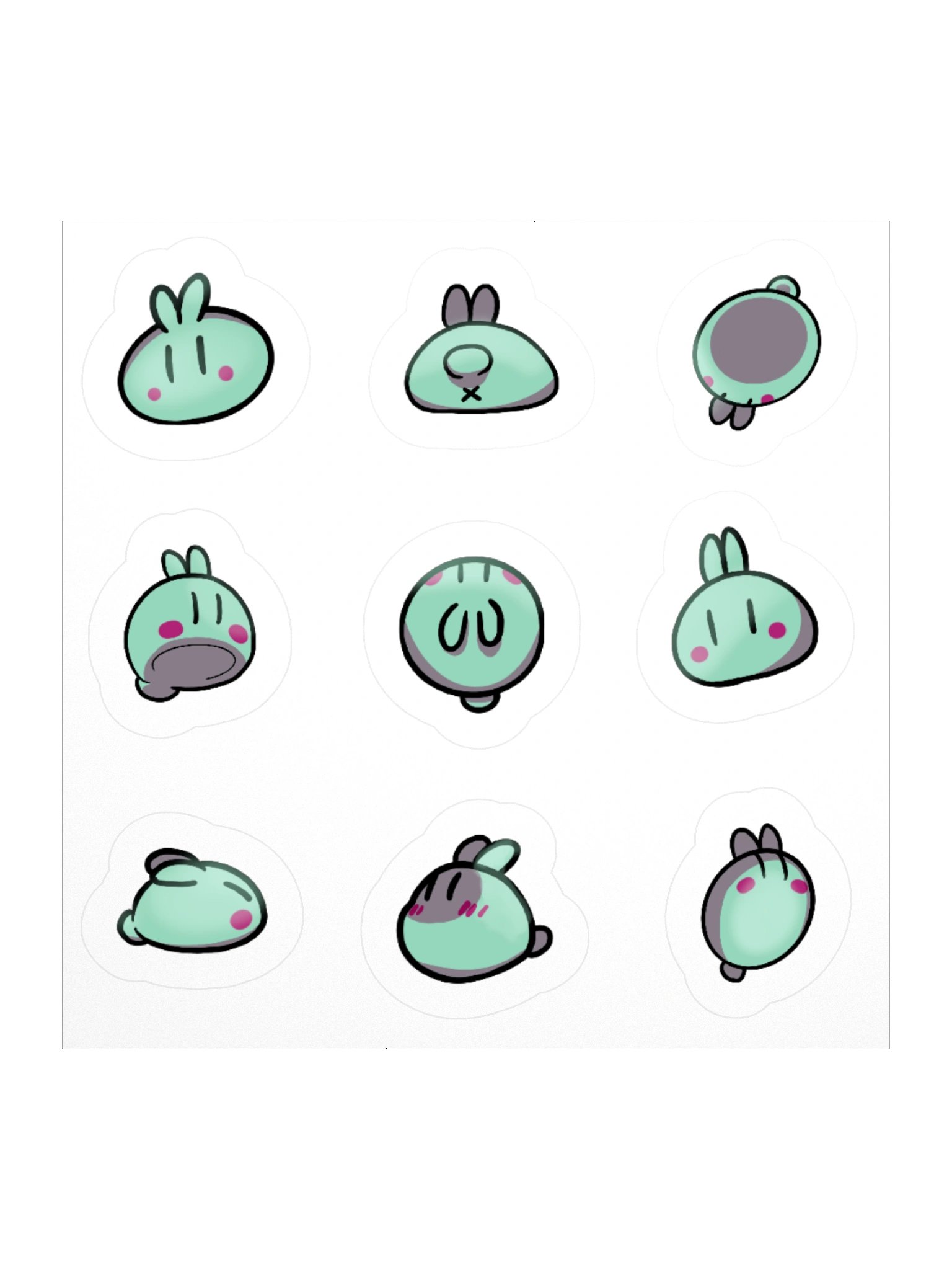 Dango Bunny Sticker Sheet product image (2)