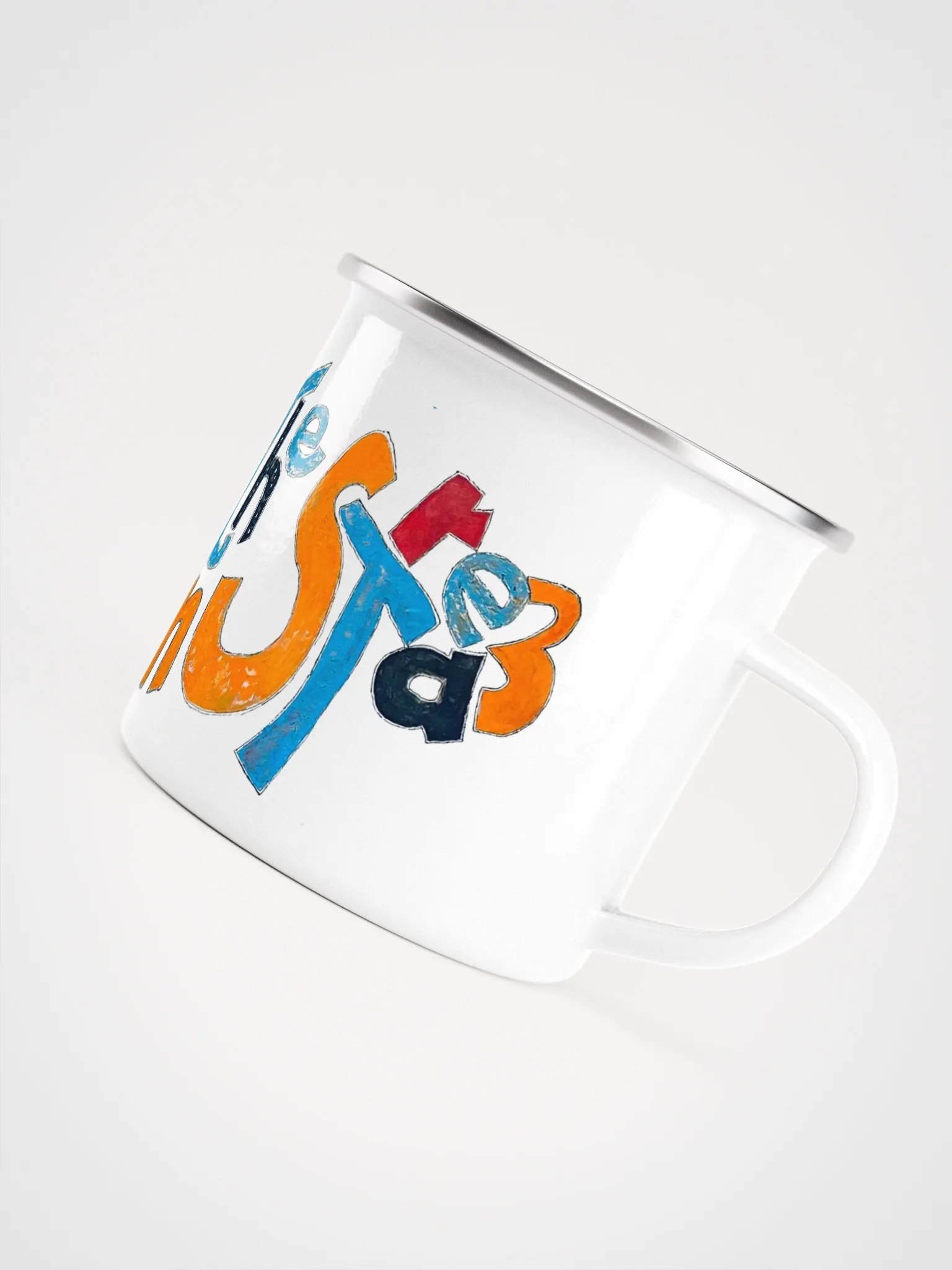 Gently Down the Stream Enamel Mug product image (5)