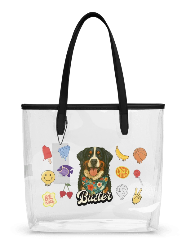 YOUR BEST FRIEND! / CLEAR TOTE BAG product image (3)