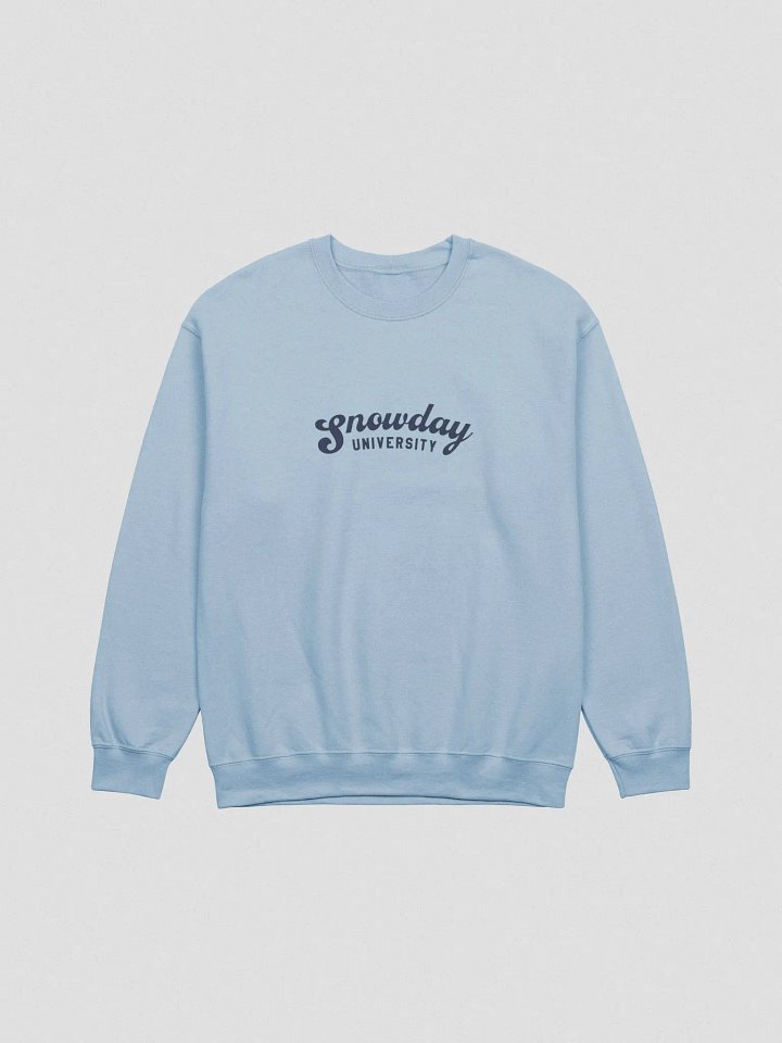 Snowday University crewneck - light blue product image (1)