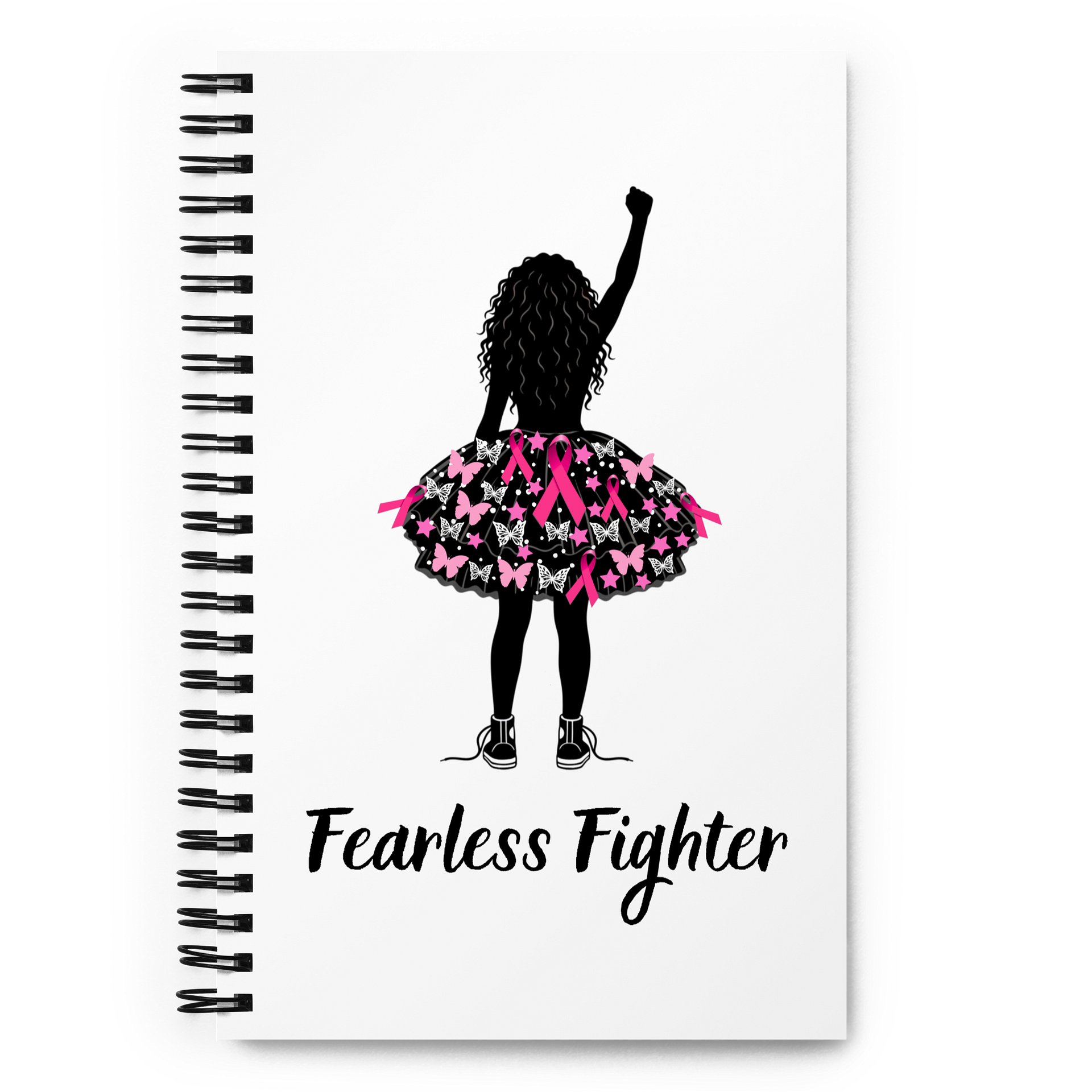 Breast Cancer - Fearless Fighter Spiral Journal product image (1)