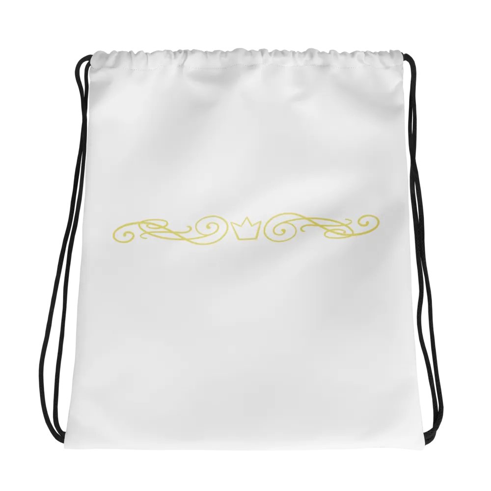 Gold Ornate Drawstring Bag product image (1)