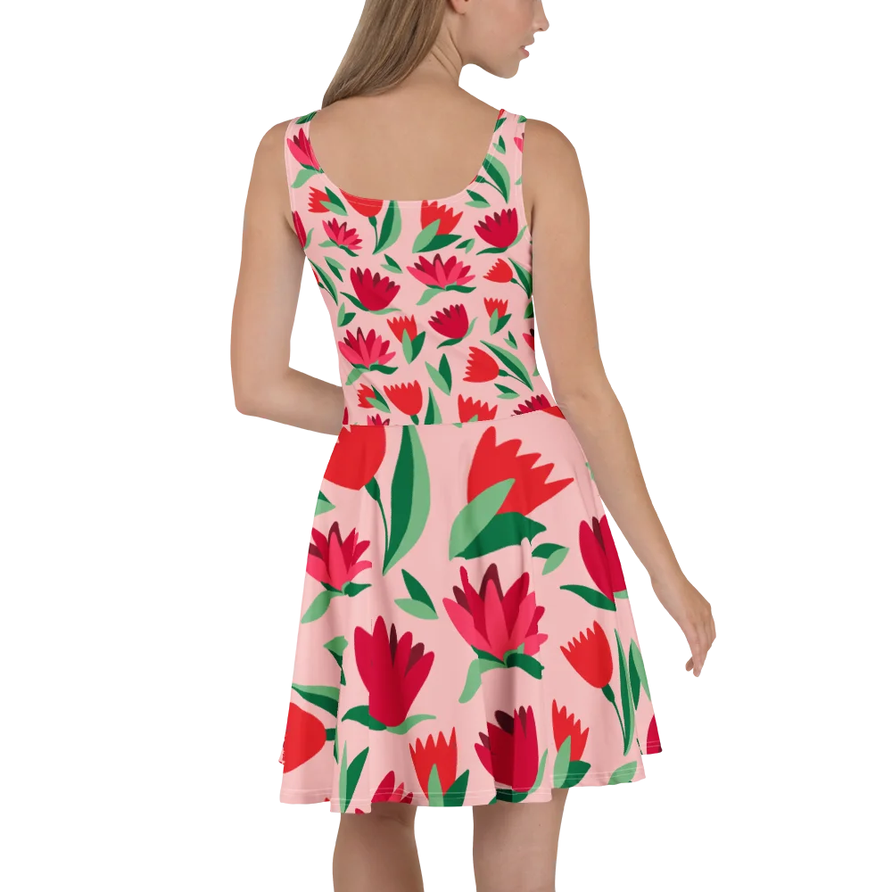 Scarlet Bloom Skater Dress product image (4)