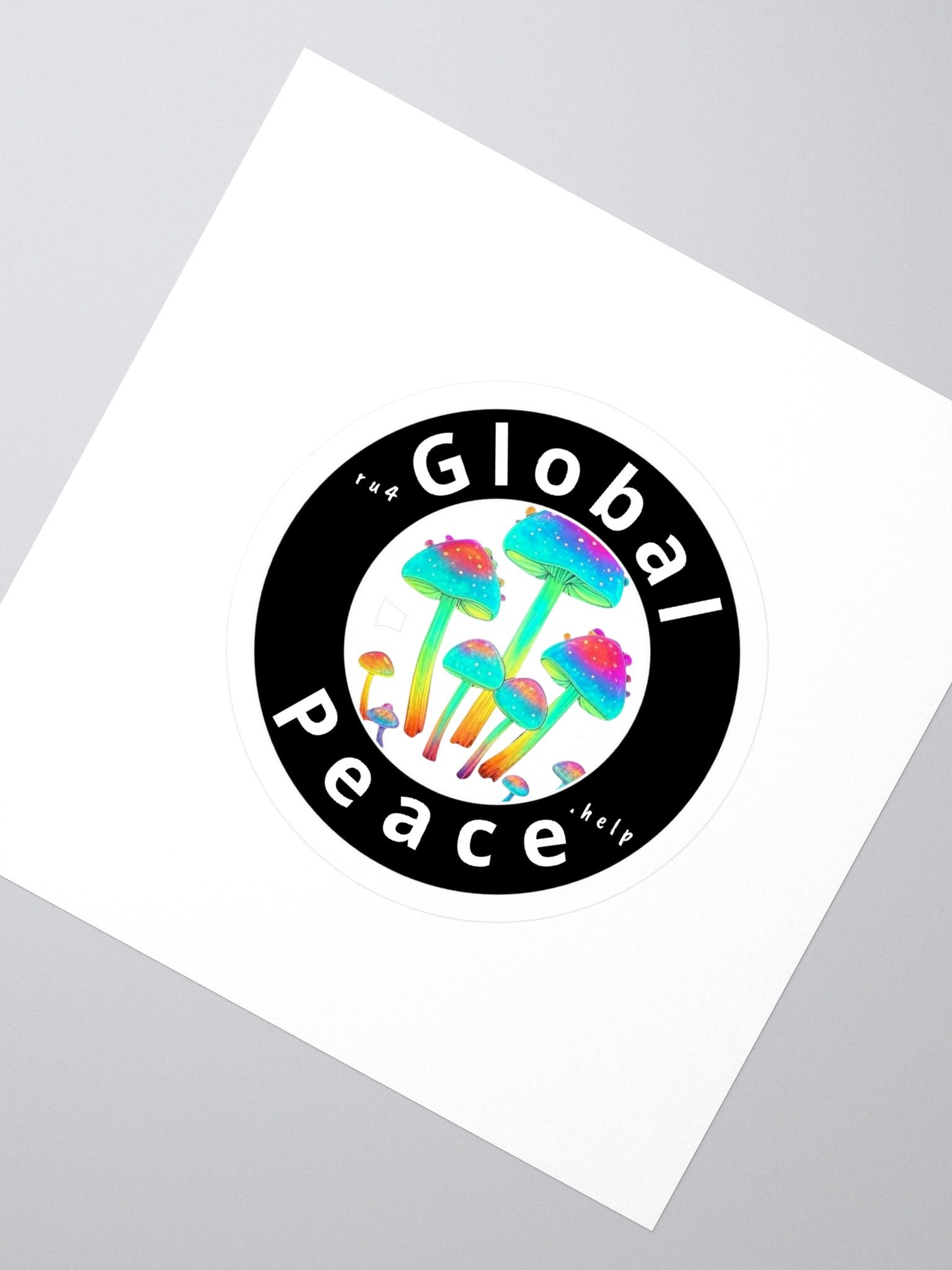 Psychedelic Global Peace Stickers product image (2)