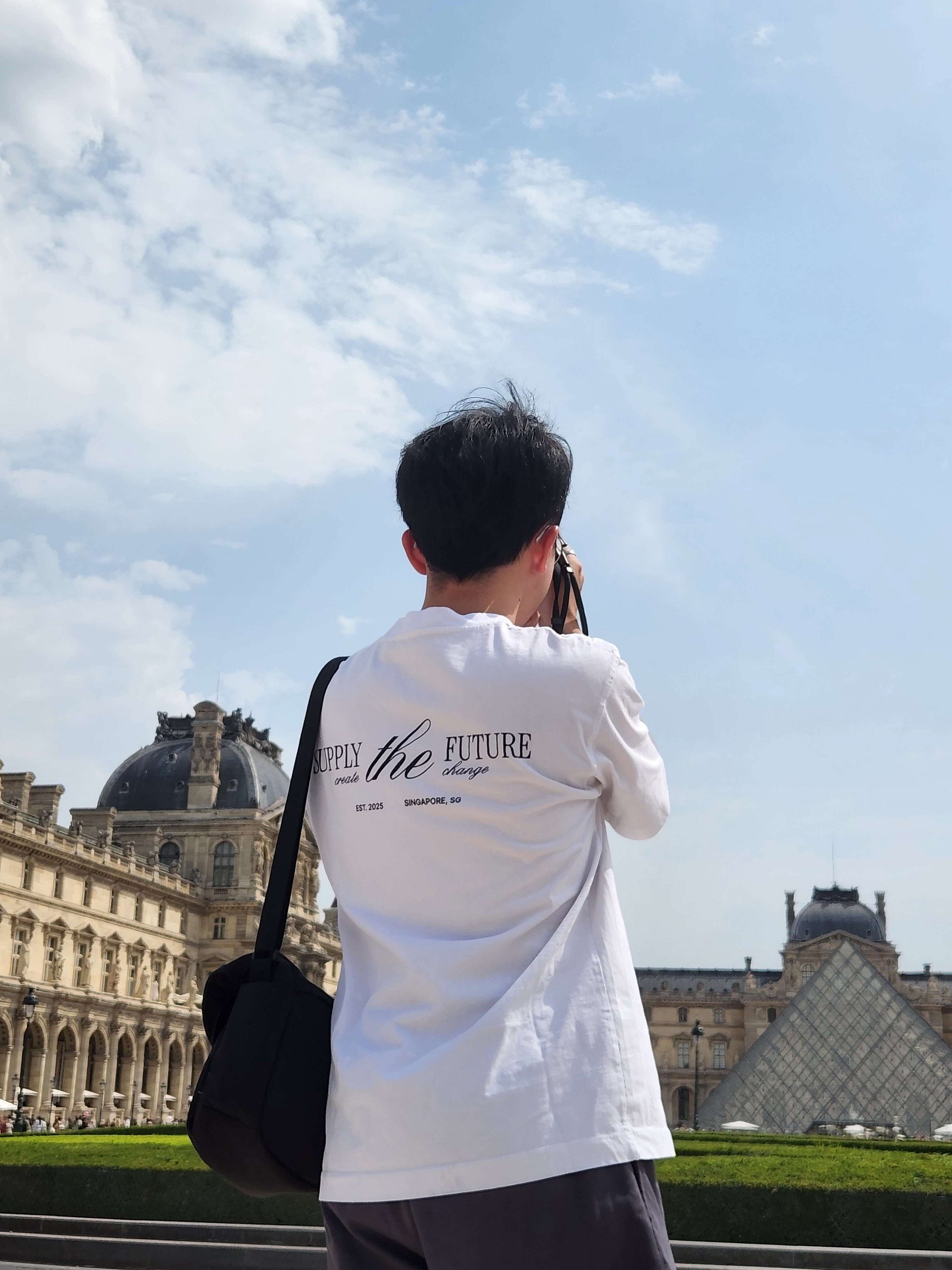 [PRE-ORDER] Create the Change Tee — Frost White™ product image (4)