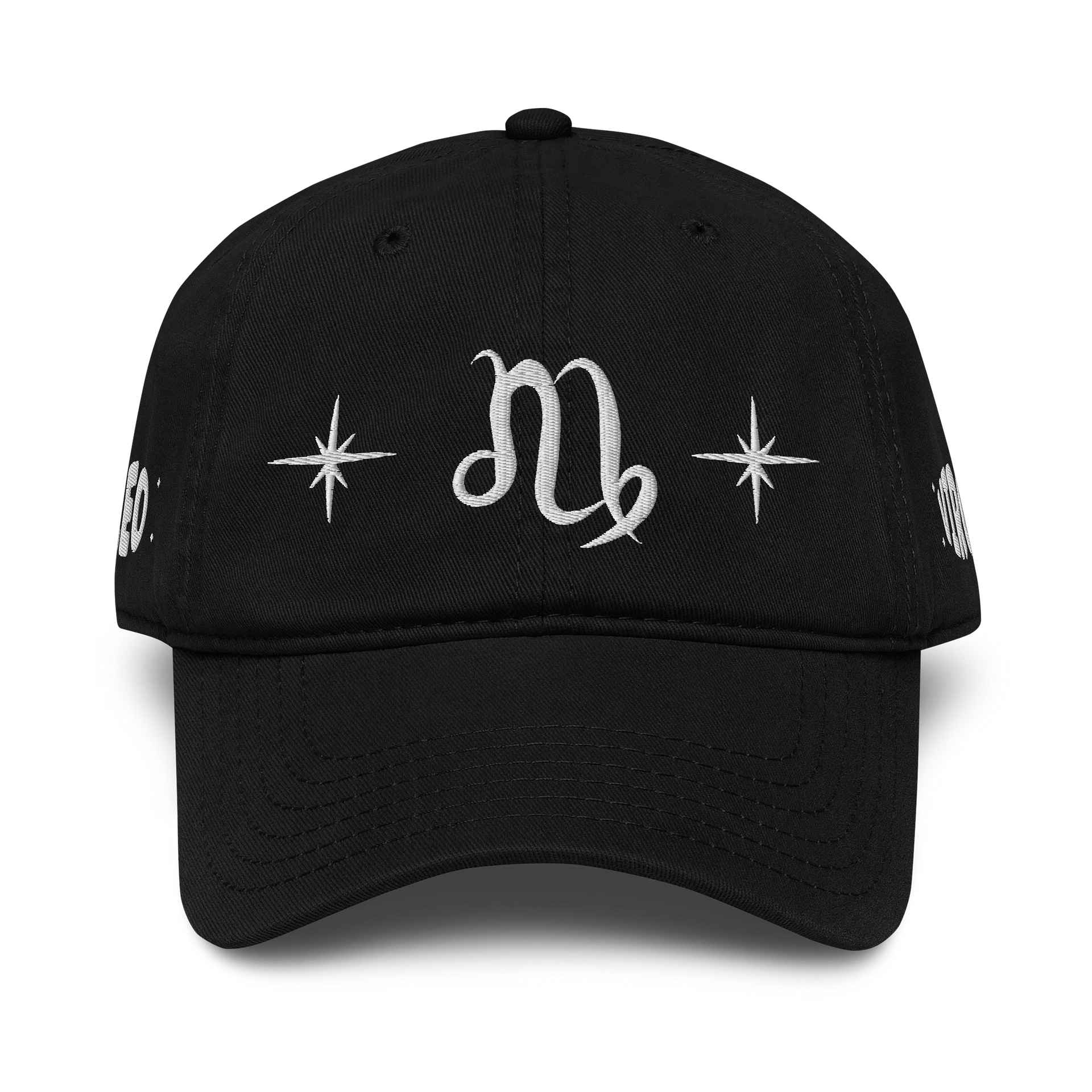 leo-virgo cusp dad hat (white) product image (1)