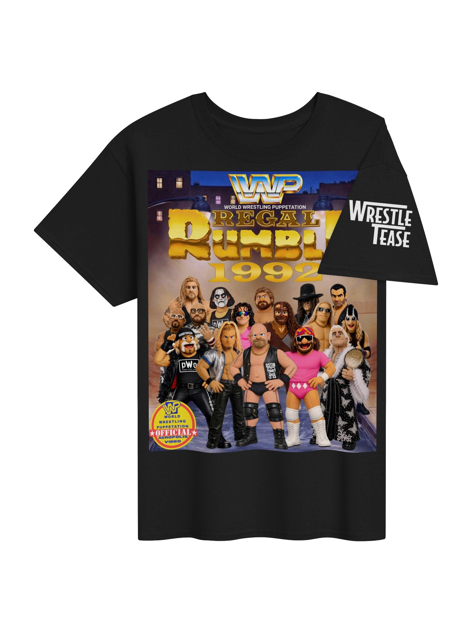 WWP Regal-Rumble 1992 Parody Tee w/ Sleeve print product image (2)