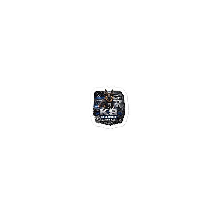 Bring a K9 to Seymour — Thin Blue Line K9 Sticker product image (1)