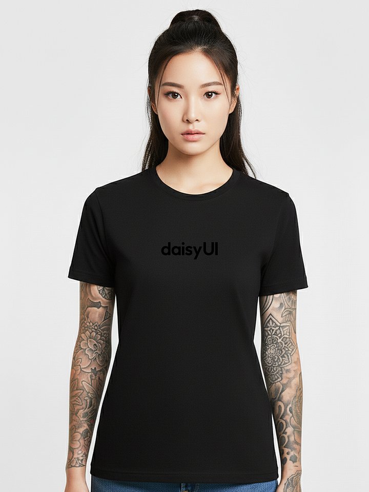 daisyUI black t-shirt product image (1)