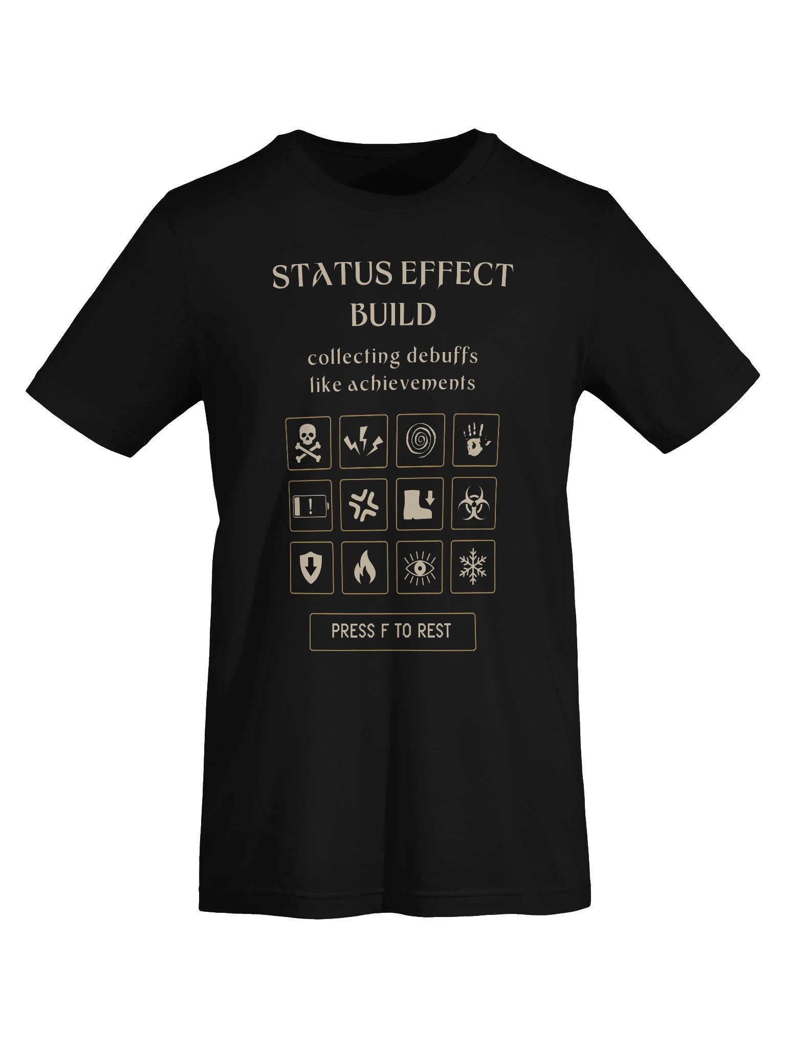 Status Effect Build Shirt | Chronic Illness Gamer & Spoonie Tee product image (5)