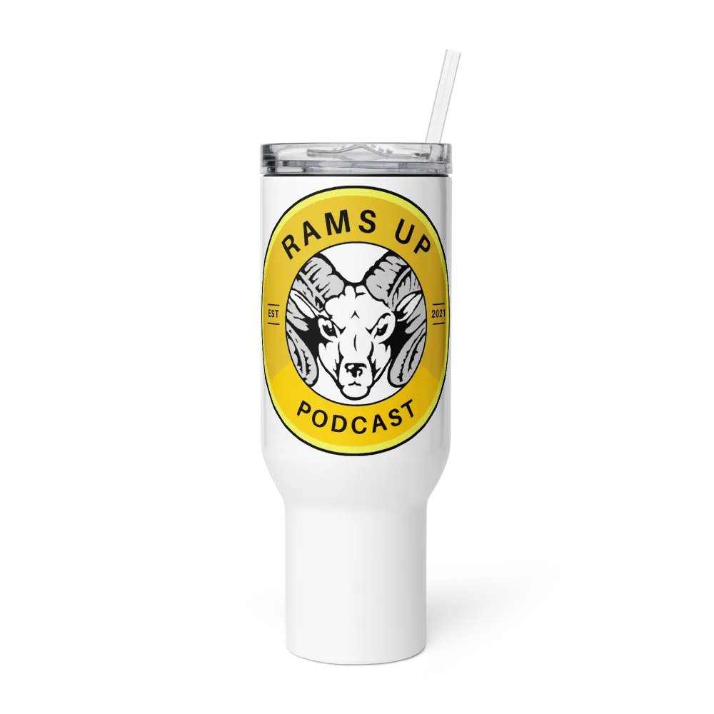 Rams Up Travel Mug With B&W Logo product image (4)