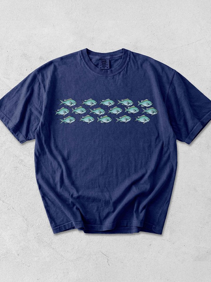 A School of Green Chromis T-Shirt for Reef Aquarium Lovers product image (1)