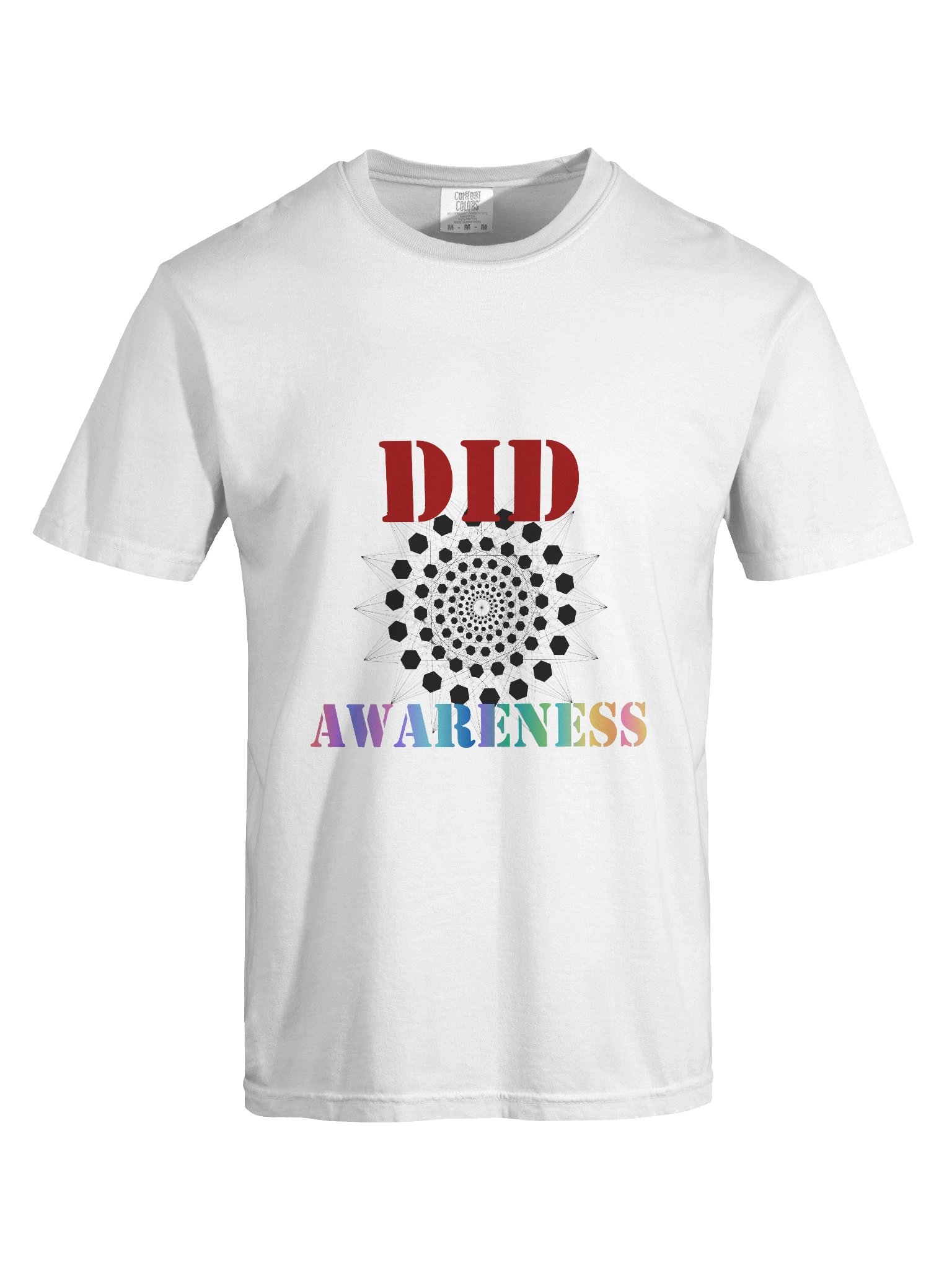 DID Awareness Fractal T-Shirt product image (7)