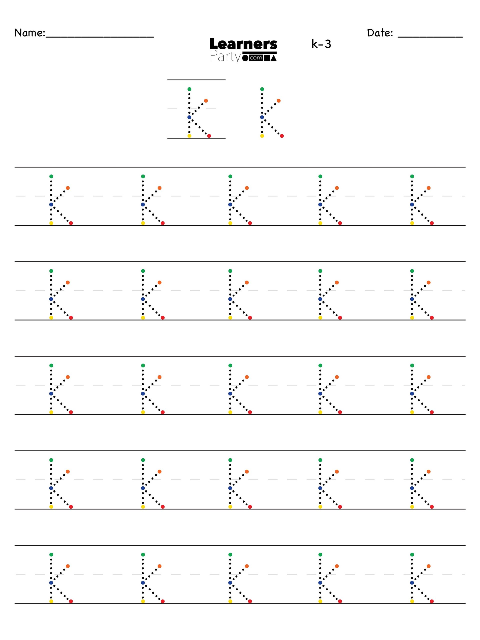 K/k - New Digital Product Progressive Letter Builder product image (2)