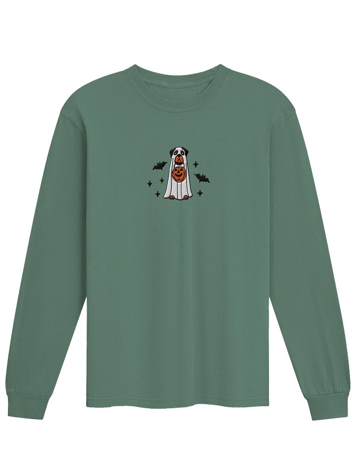 Halloween Rottweiler Embroidered Long-Sleeve T-Shirt product image (25)
