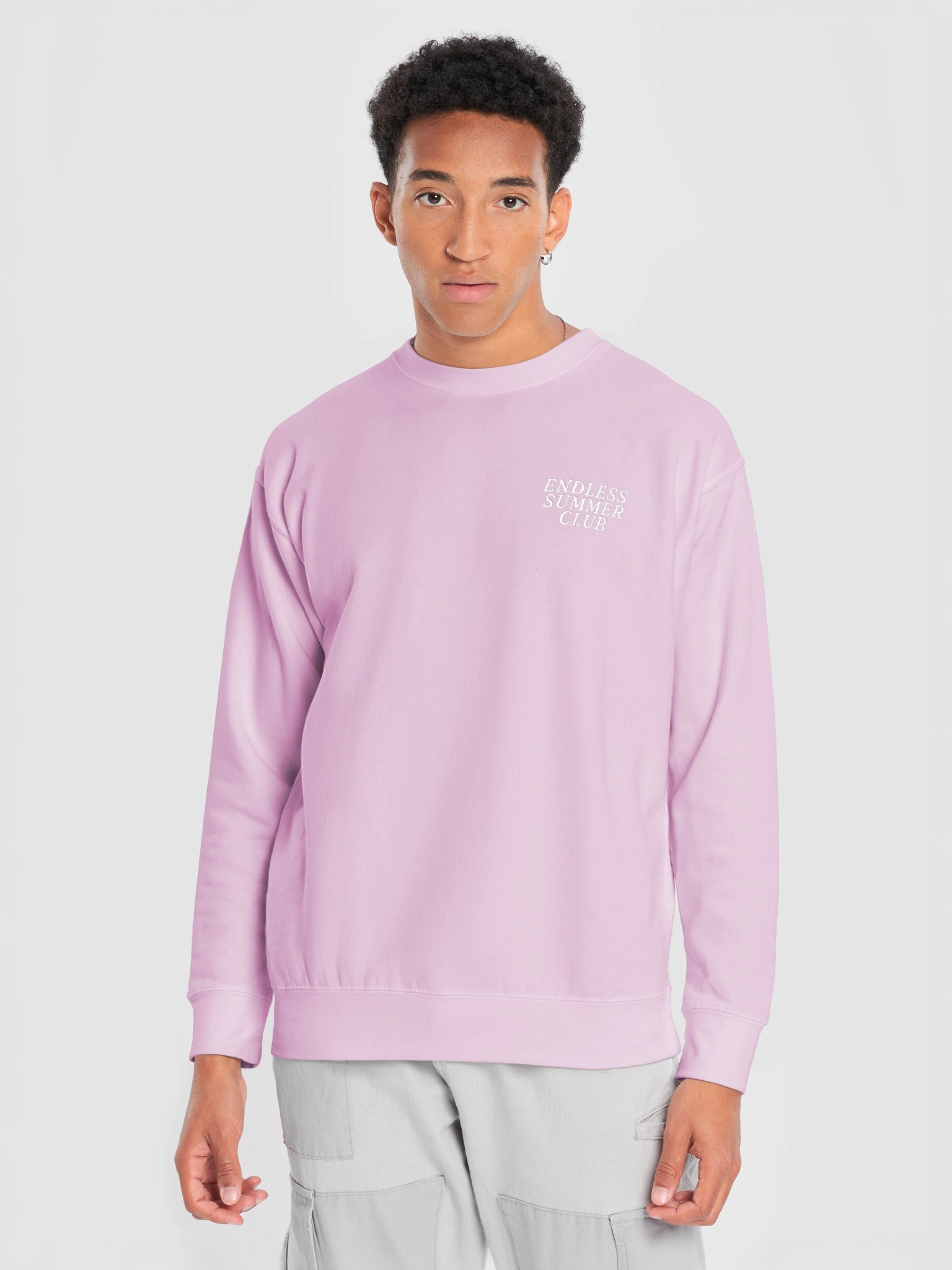 Endless Summer Club Sweater Lavender / Light Blue product image (5)