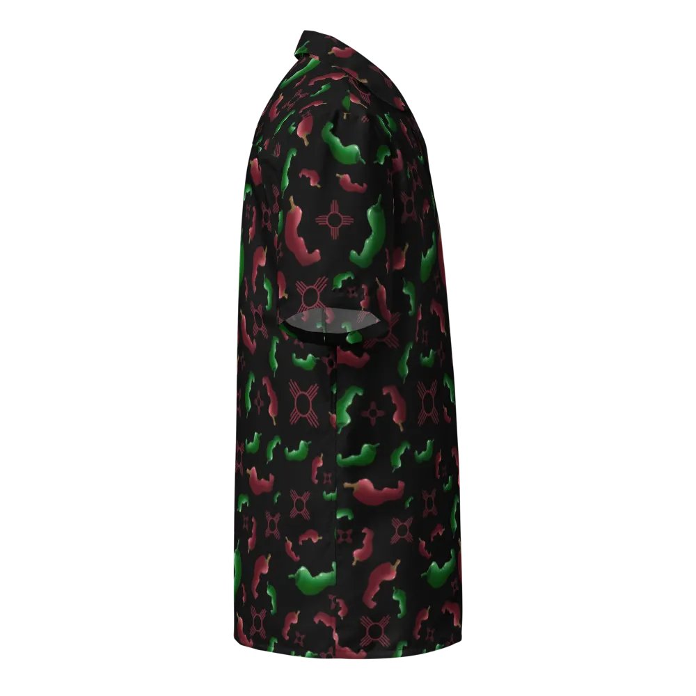 New Mexico Red & Green chile Zia Hawaiian Shirt product image (6)