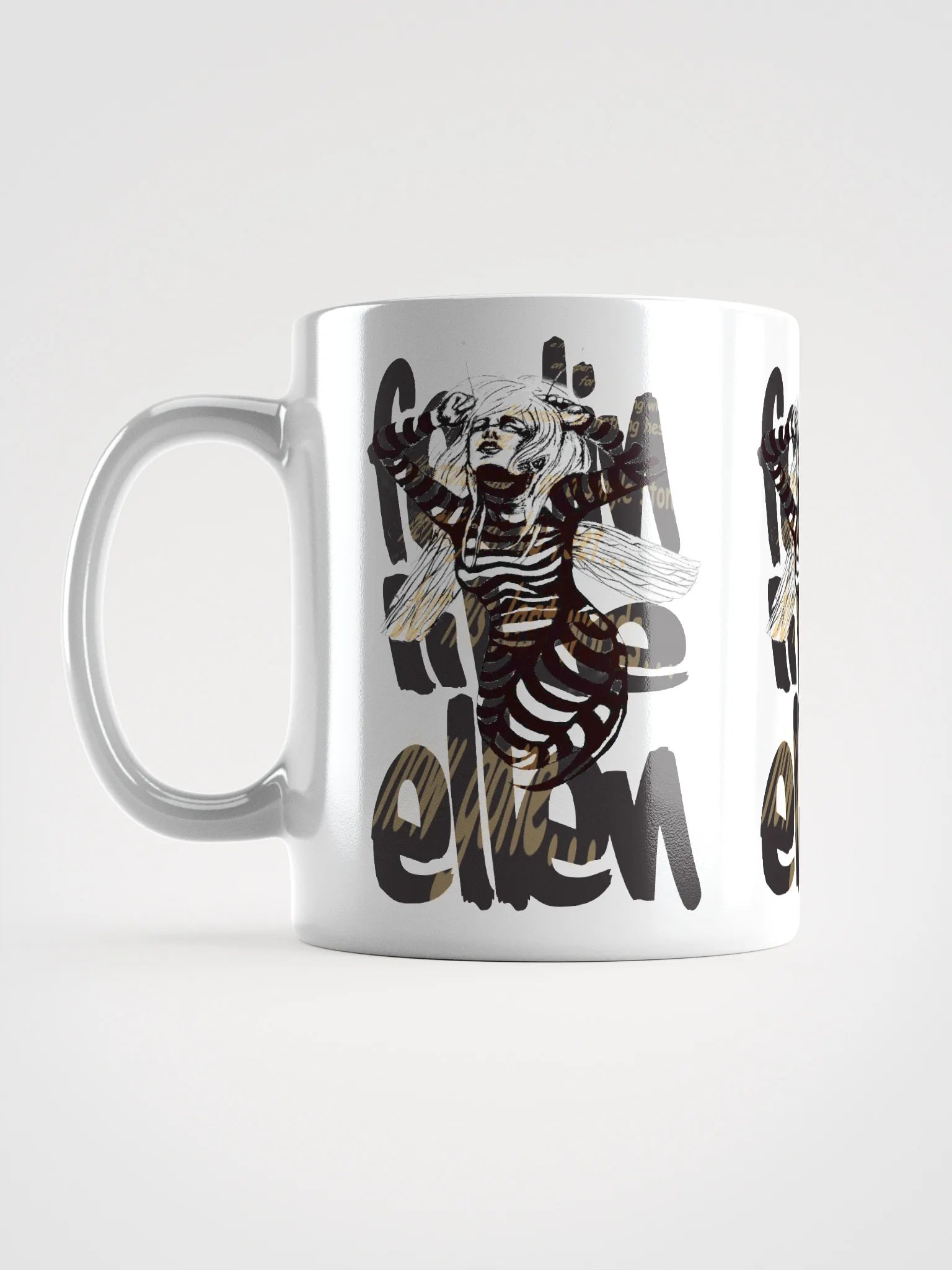 Insect-Inspired Monochrome | Mug product image (6)