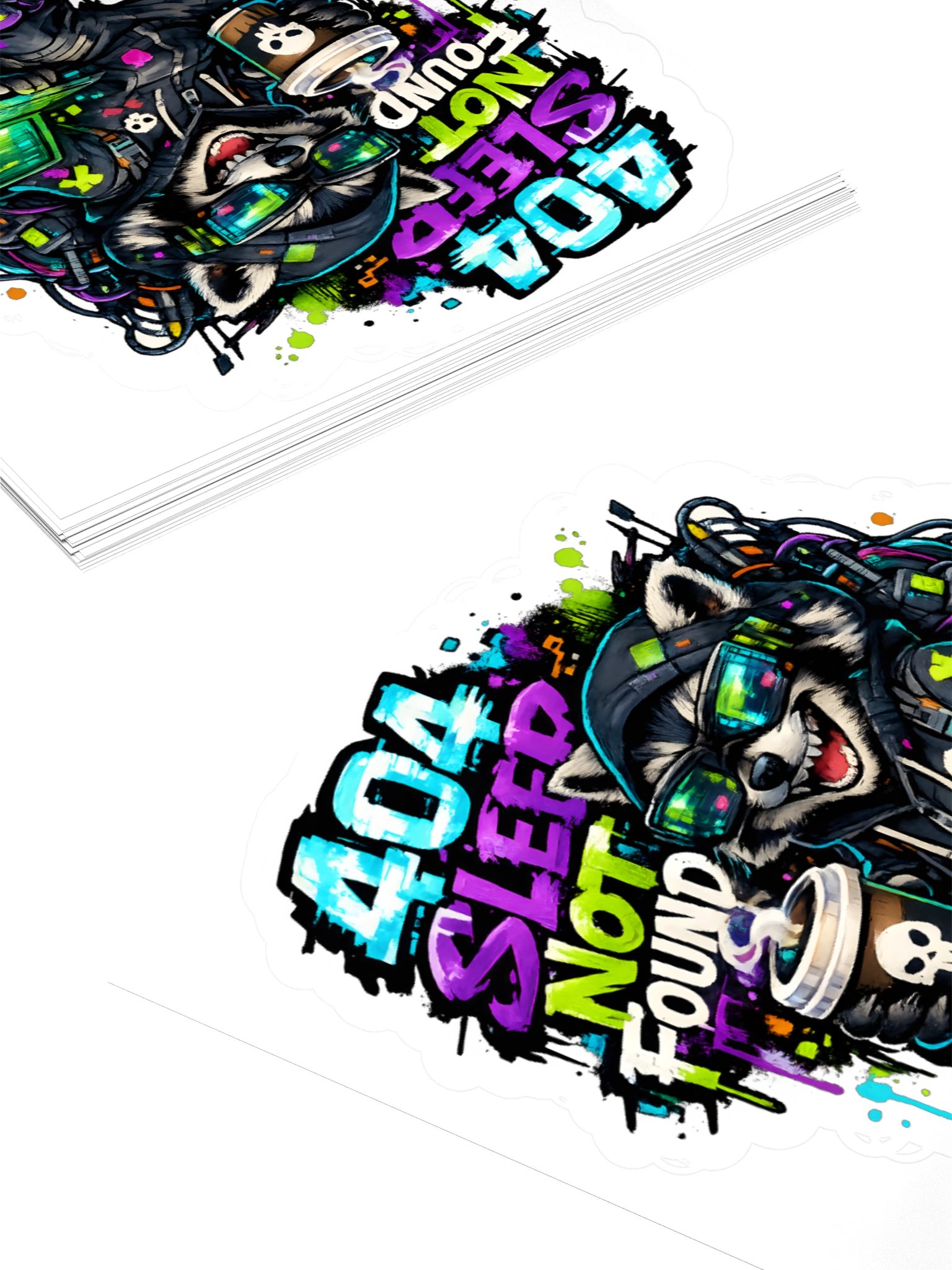 404 SLEEP NOT FOUND STICKER product image (10)