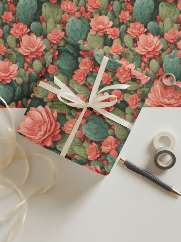 Vibrant Floral Fiesta Wrapping Paper Set product image (1)
