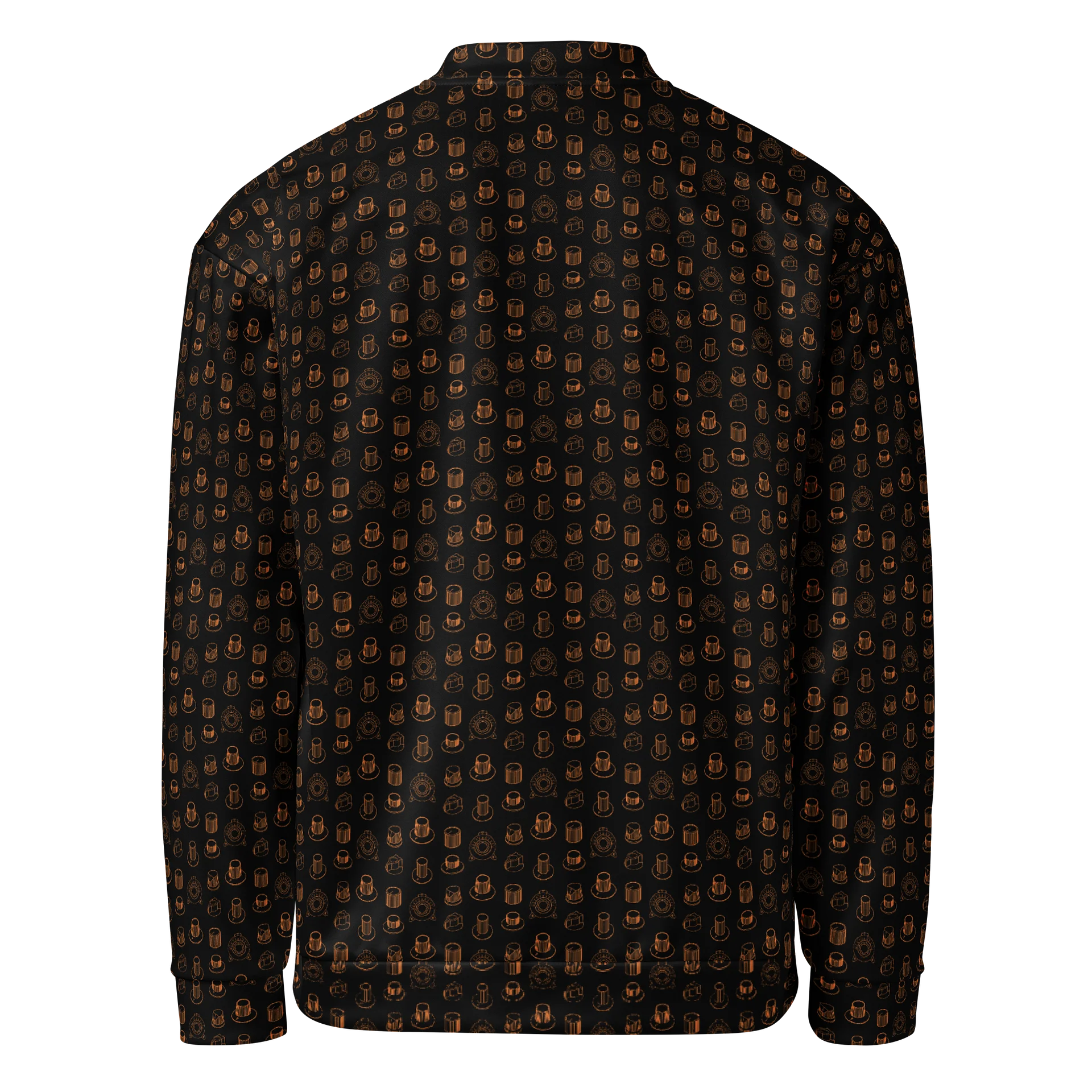 Seven Icons of Synthesis Bomber Jacket - (7 Synth Legends) AMBER product image (2)
