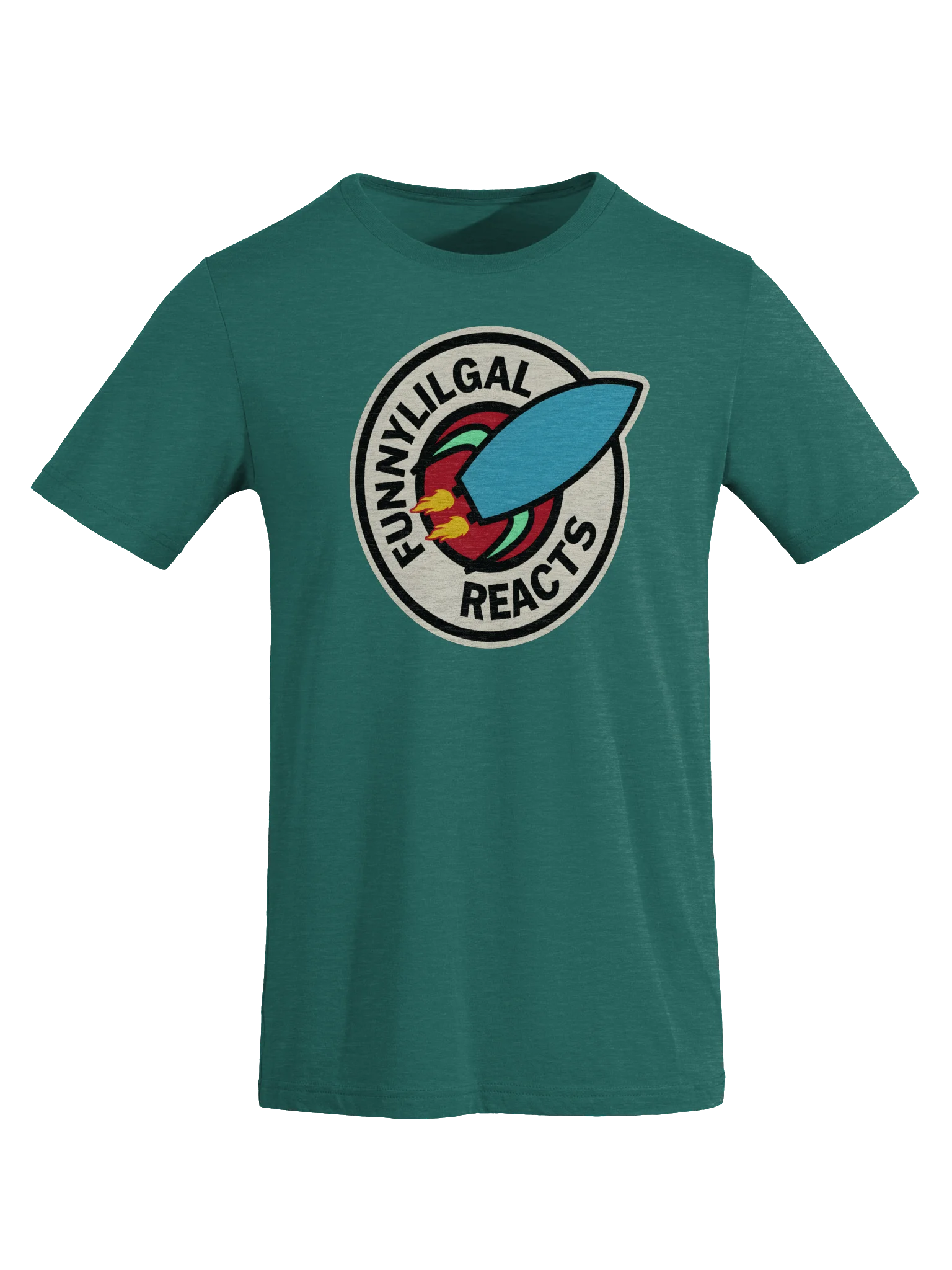 FunnyLilGal Reacts Futurama-Inspired Badge Shirt product image (59)