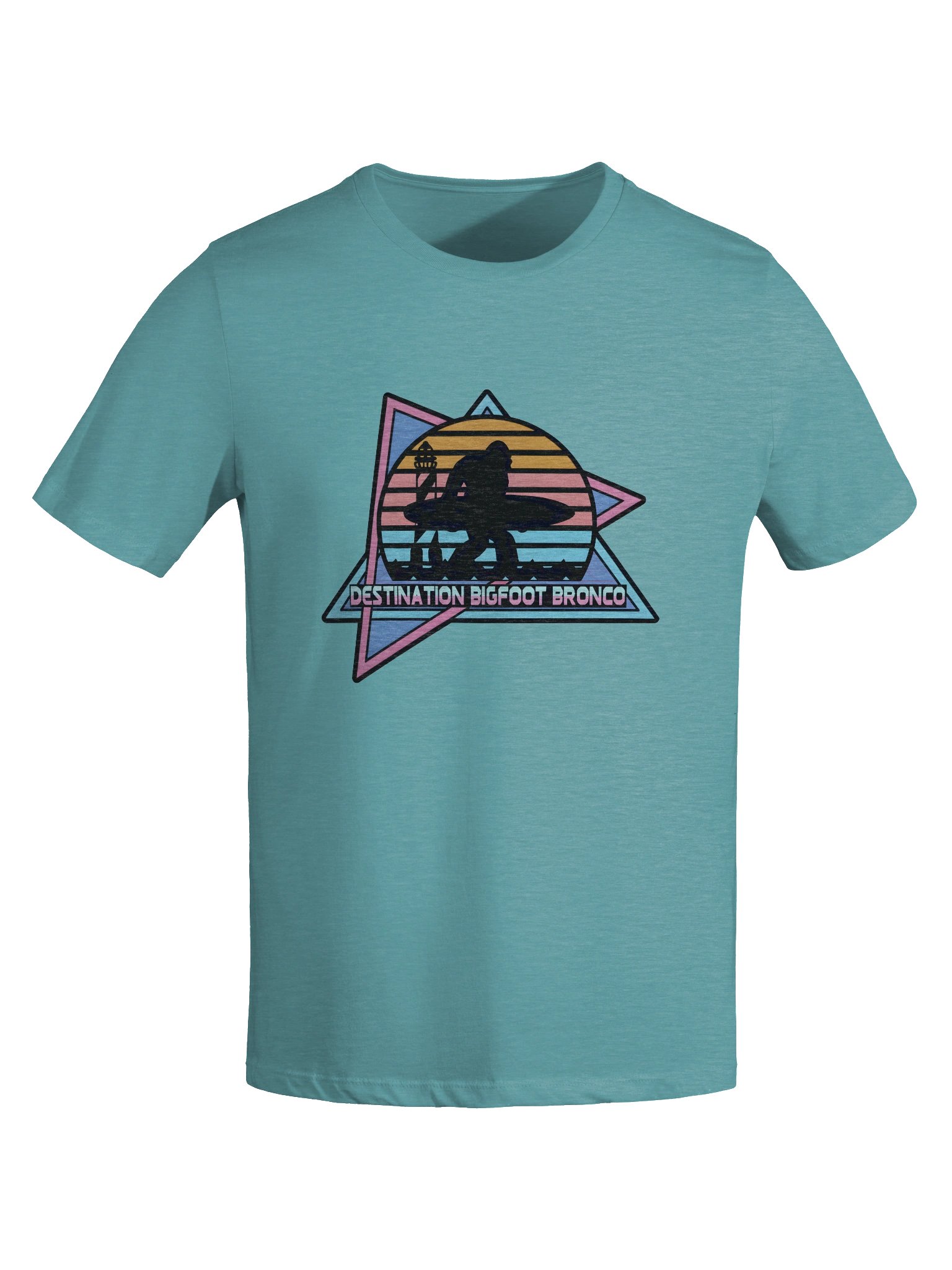 Destination Bigfoot Bronco Retro-Inspired Bella+Canvas Women's Supersoft Relaxed-fit T-Shirt (Multiple Color Options) product image (108)