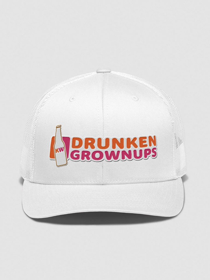 Drunken Grownups Retro Trucker Hat product image (9)