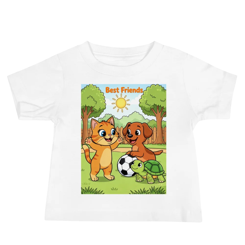 Sunny Friends Baby Tee product image (2)