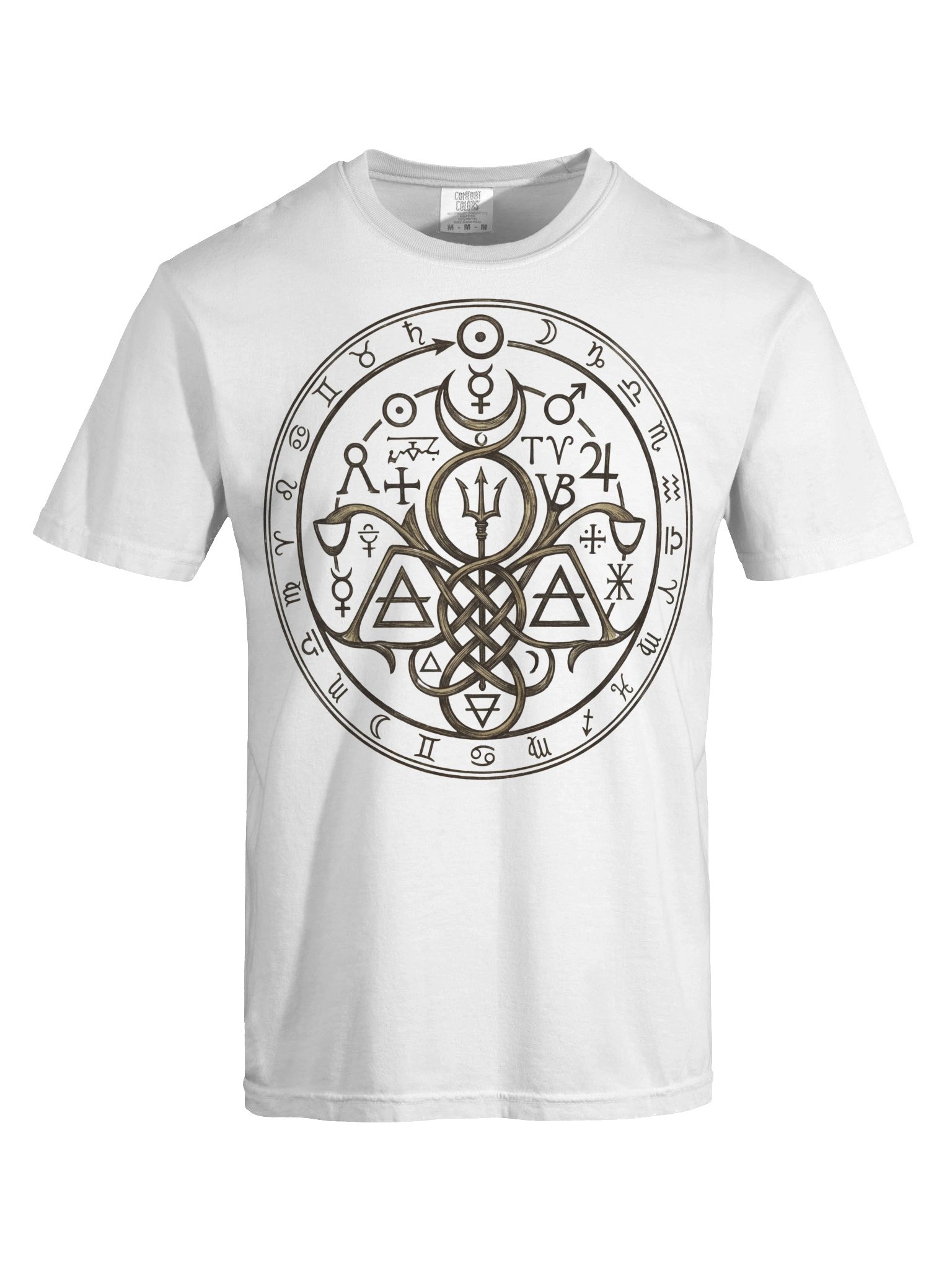 Mystic Symbols Circle T-Shirt product image (7)