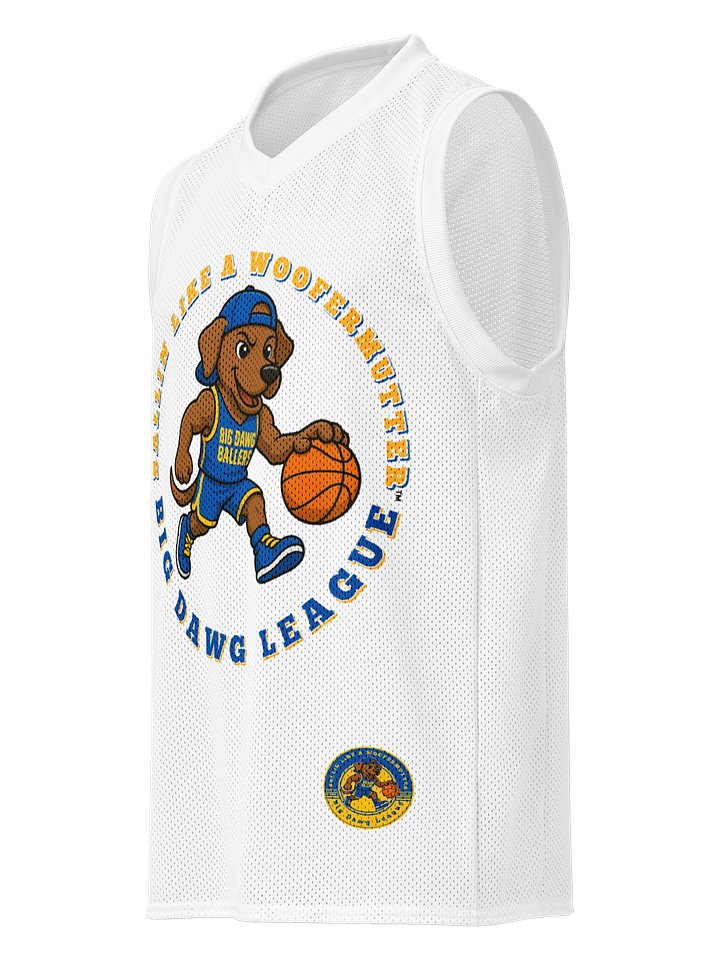 Brown Labrador Ballin Like A WooferMutter™ Premium Basketball Jersey product image (2)