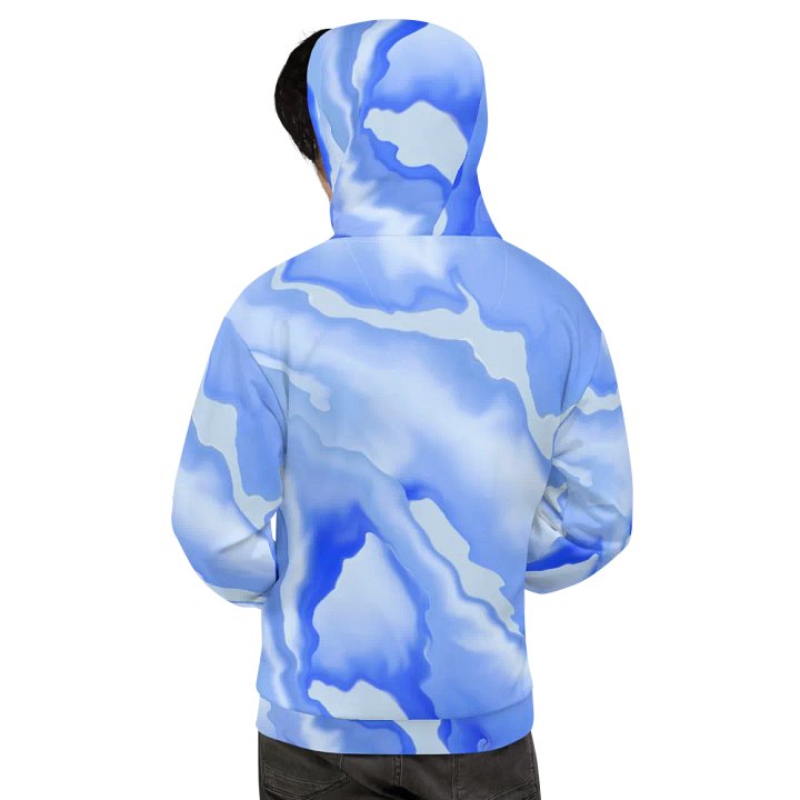 Blue Abstract Art All over print Unisex Hoodie product image (2)